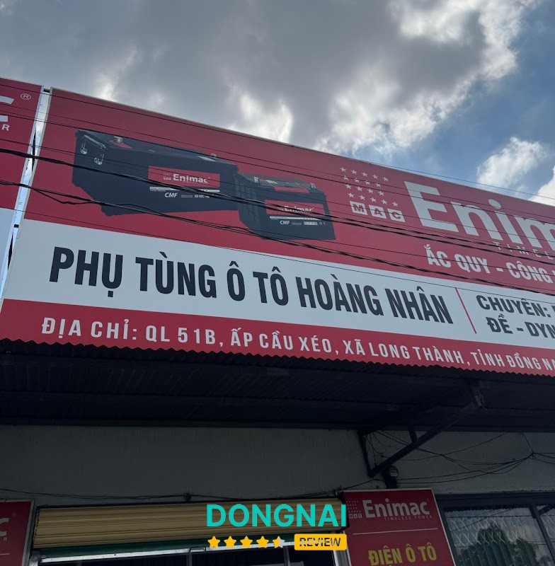 Bình Ắc Quy Hoàng Nhân tại Long Thành