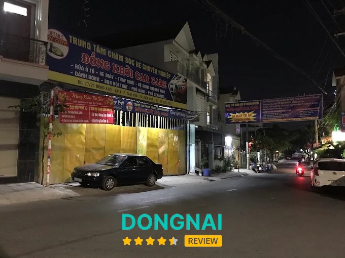 Khu vực chăm sóc ô tô tại Đồng Khởi Car Care Center