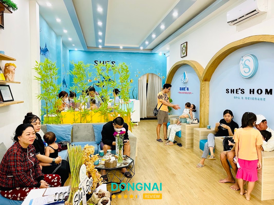 Không gian chăm sóc mẹ và bé tại SHE's Spa
