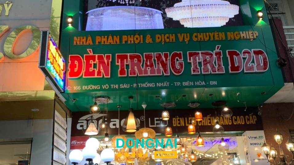 Sản phẩm đèn tại cửa hàng Võ Thị Sáu Biên Hòa