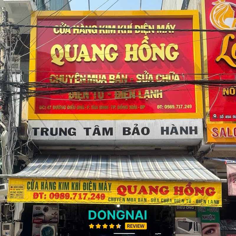 Cửa hàng kim khí điện máy Quang Hồng tại Bình Phước