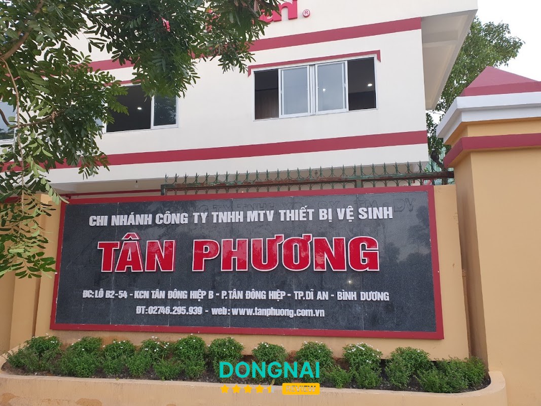 Công ty thiết bị vệ sinh Tân Phương tại Biên Hòa