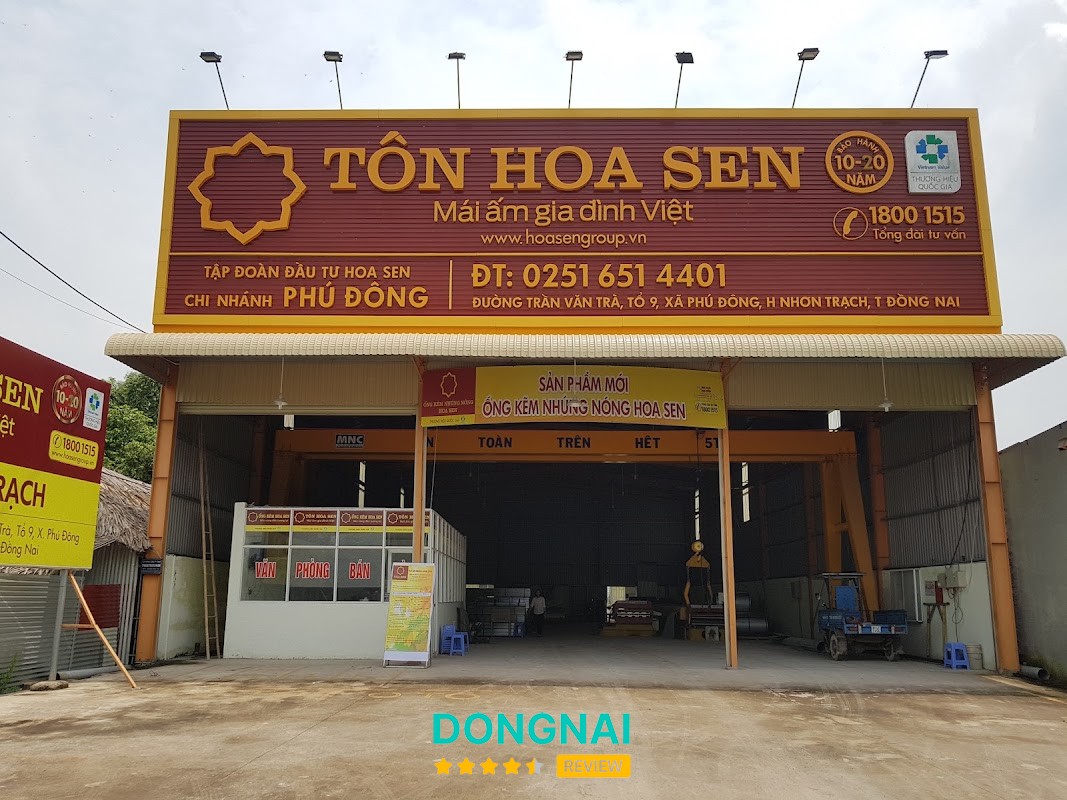 Tôn Hoa Sen Nhơn Trạch - Cửa Hàng Nhơn Trạch