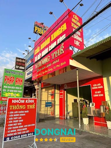 Sản phẩm nhôm kính tại Thông Thể