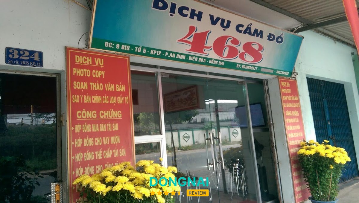 Dịch Vụ Cầm Đồ 468 Trấn Biên
