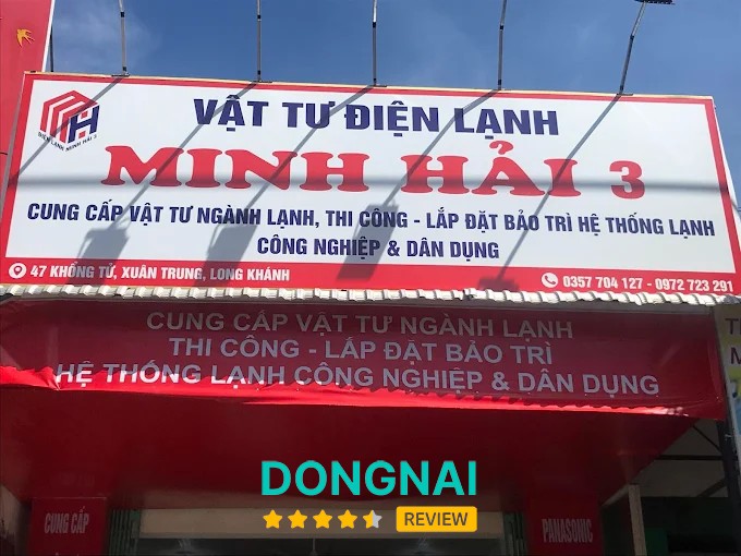 VẬT TƯ ĐIỆN LẠNH MINH HẢI 3 Long Khánh
