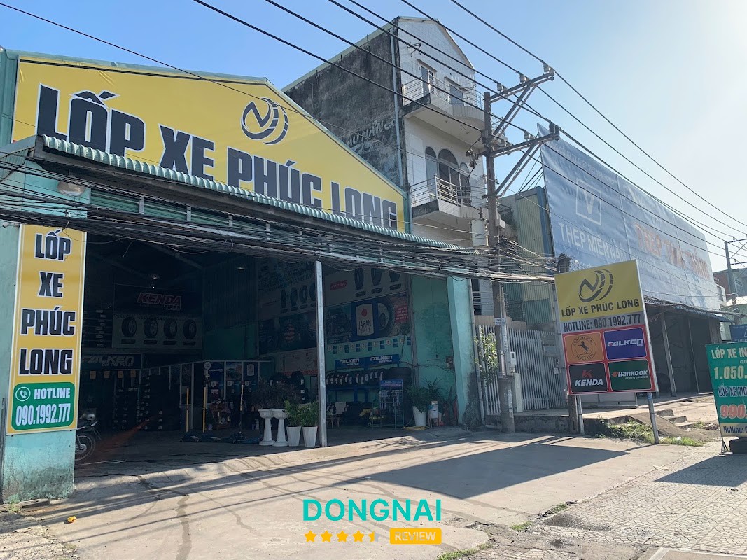 Kho lốp tại Cửa hàng Phúc Long Đồng Nai
