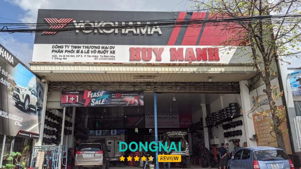 Lốp Xe Huy Mạnh tại Tam Hiệp Đồng Nai