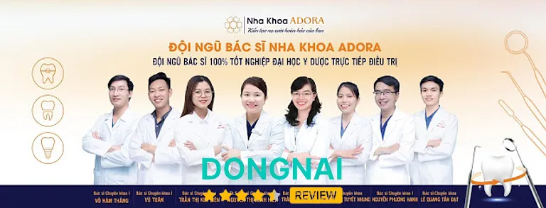 Nha khoa ADORA: 236 Đường Đồng Khởi, P. Tam Hiệp
