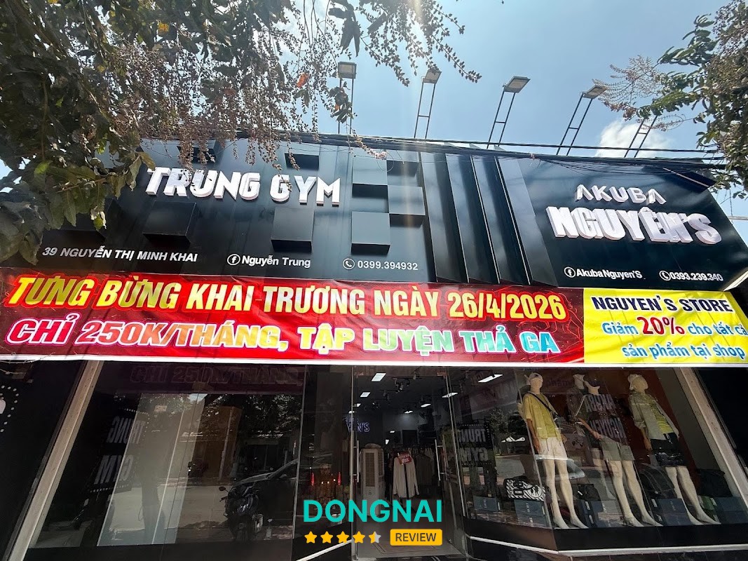Máy tập tại Trung GYM Long Khánh