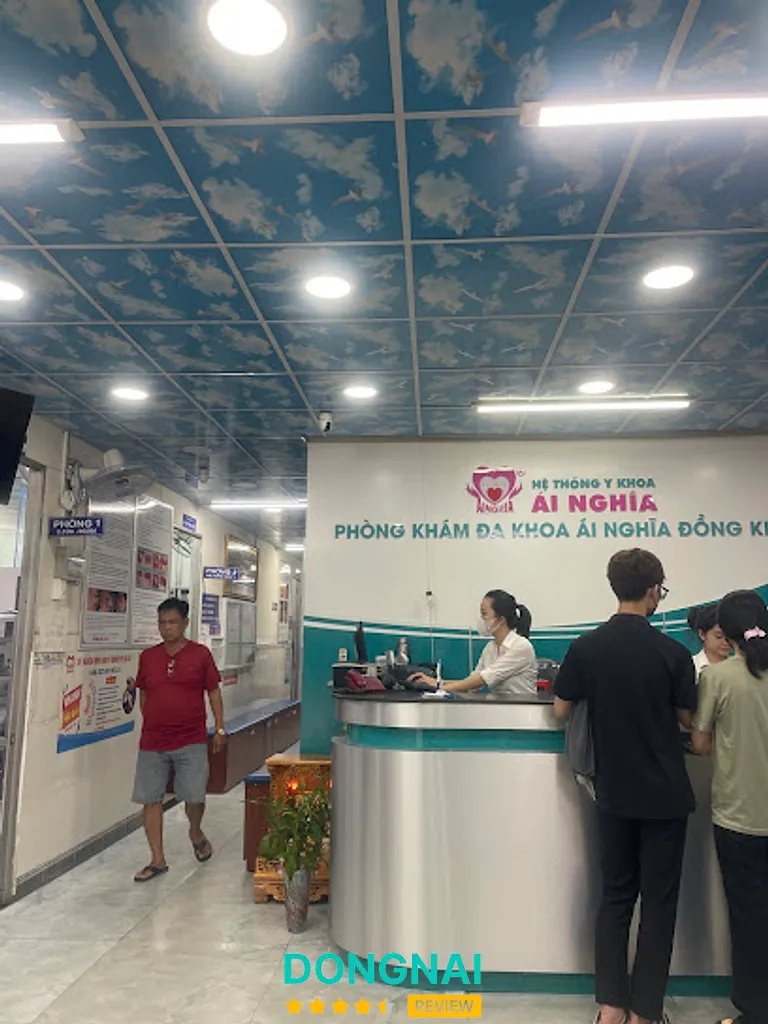 Phòng khám đa khoa Ái Nghĩa: 194-196 Đồng Khởi, P. Tam Hiệp