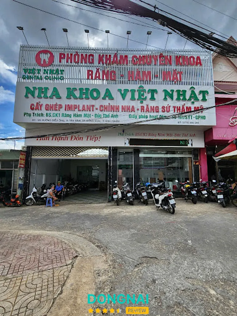 Phòng khám Nha khoa Việt Nhật: 129 Điểu Ông, p. Bình Phước