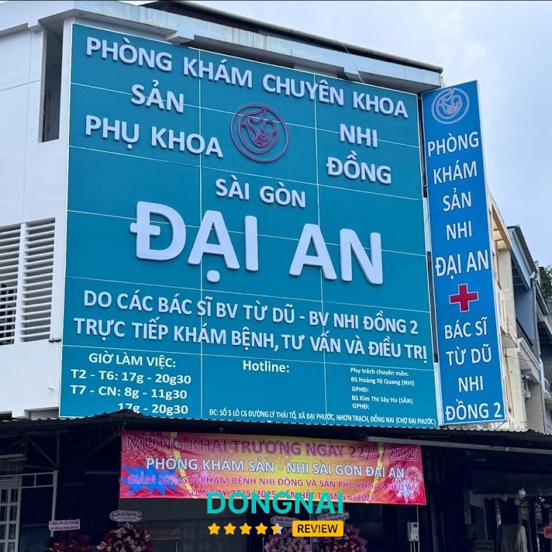 Phòng khám Sản Nhi Sài Gòn Đại An Nhơn Trạch