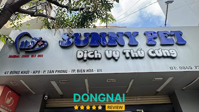 Phòng khám Sunny Pet: 1241 Nguyễn Ái Quốc, Biên Hòa