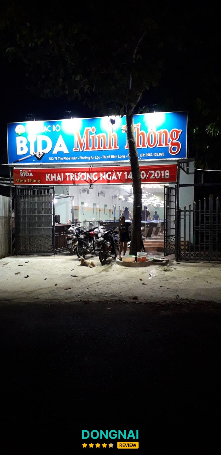 CLB Bida Minh Thông tại Bình Long