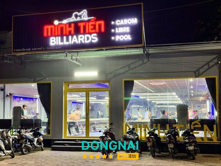 Bàn chơi Bida Minh Tiến Trảng Bom