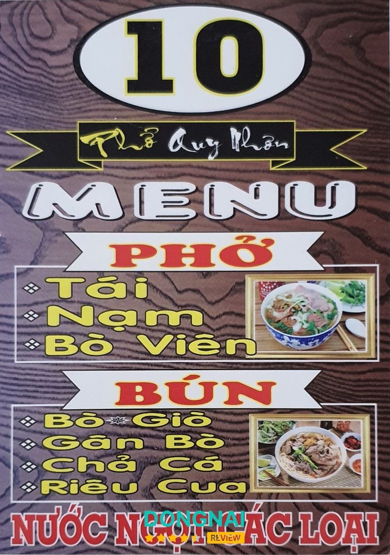 Hình ảnh món ăn tại Quán Phở Bún Quy Nhơn