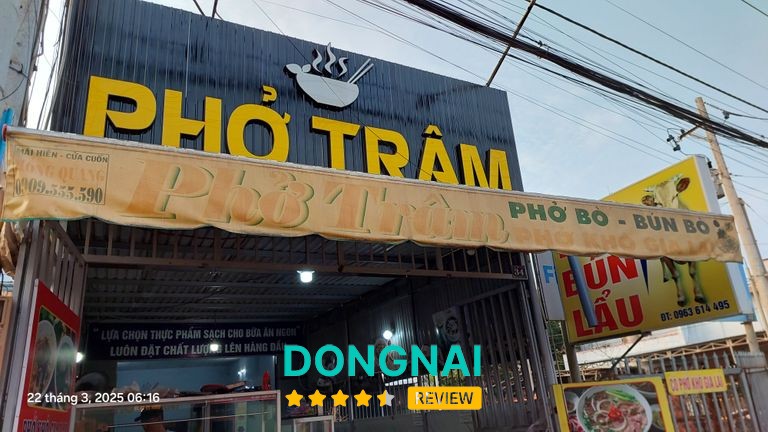 Phở Trâm Phở bát đá tại Phước Bình