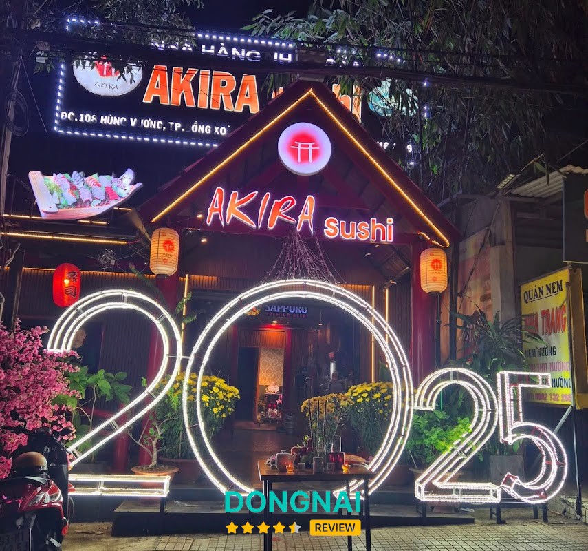 Nhà Hàng Akira Sushi – 108 Hùng Vương, Bình Phước, Đồng Nai, Việt Nam