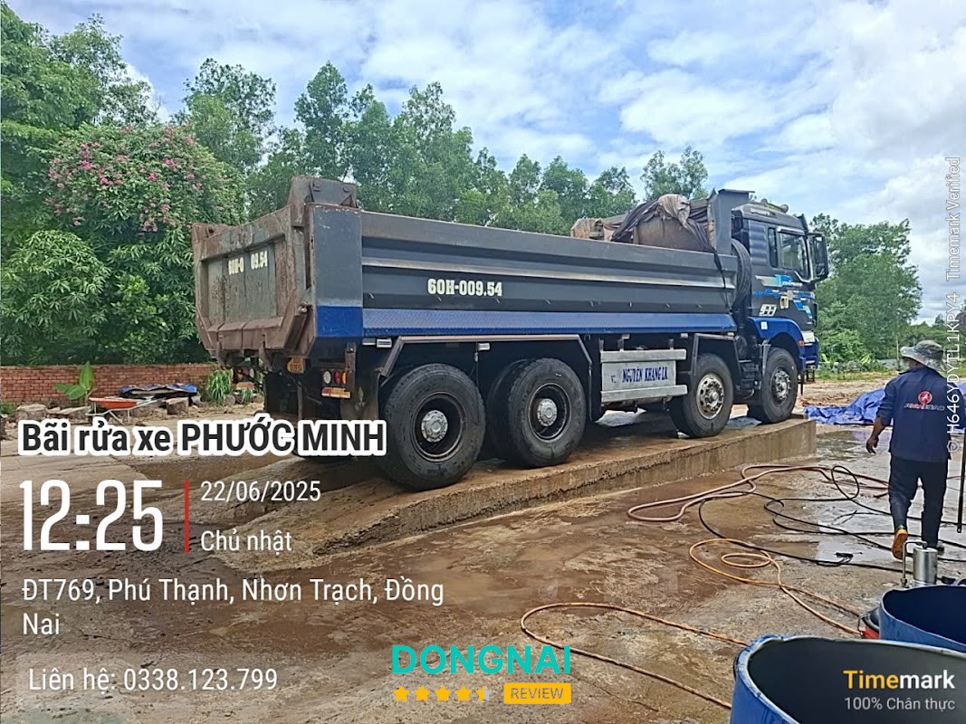 Bãi giữ xe Rửa xe Phước Minh Nhơn Trạch