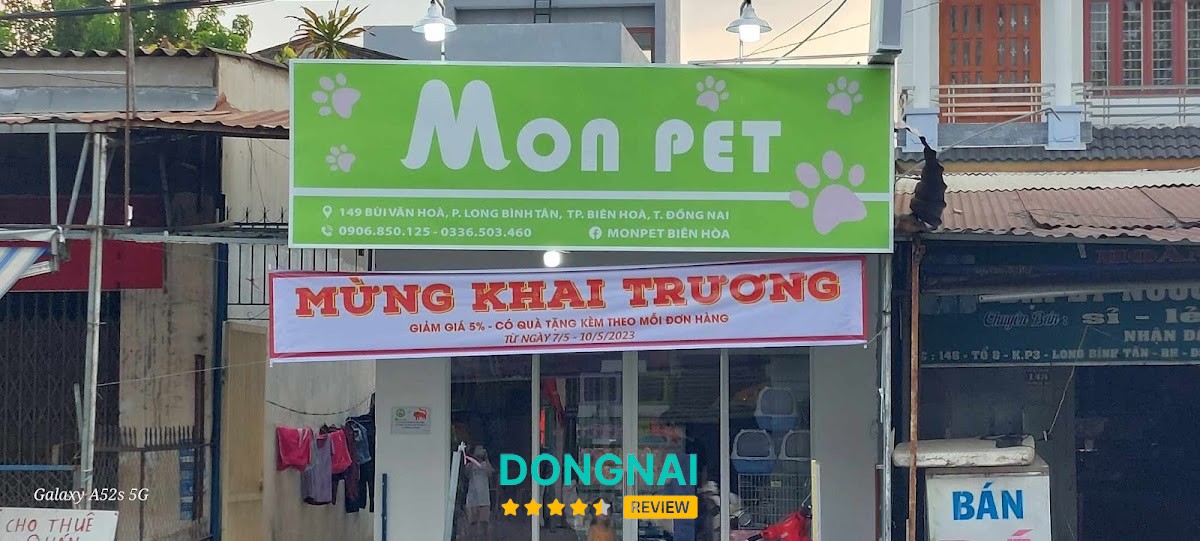 Cửa hàng thú cưng MonPet Biên Hoà Biên Hòa