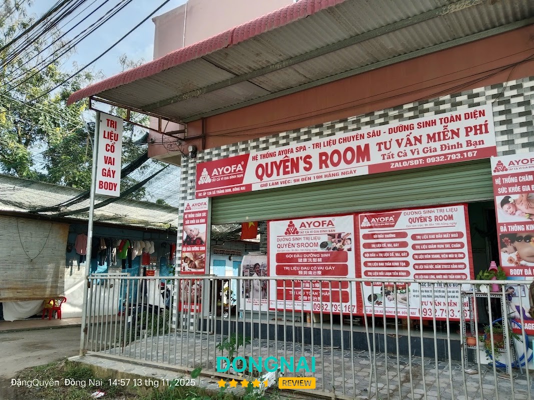 AYOFA SPA QUYÊN'S ROOM Trảng Bom