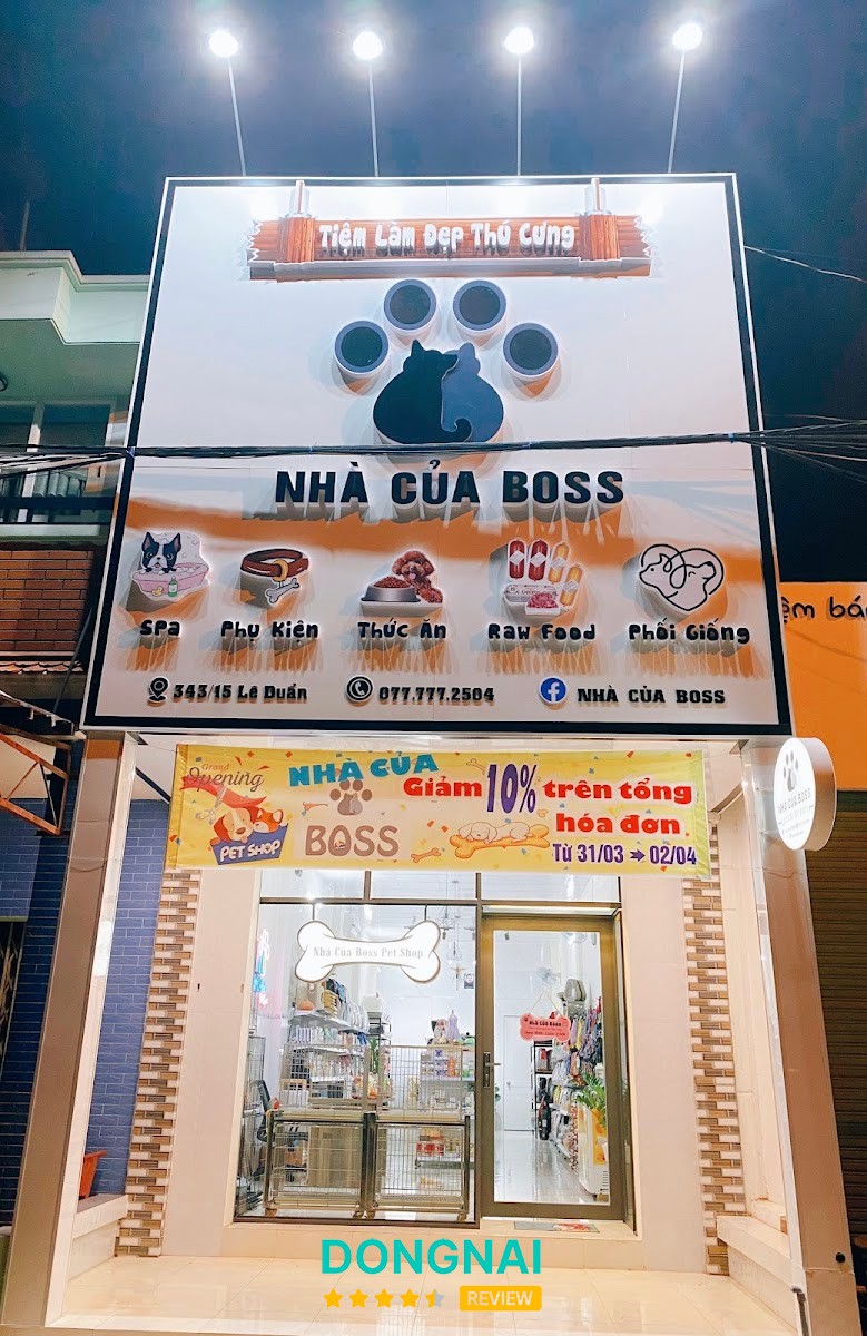 NHÀ CỦA BOSS PET SHOP Long Thành