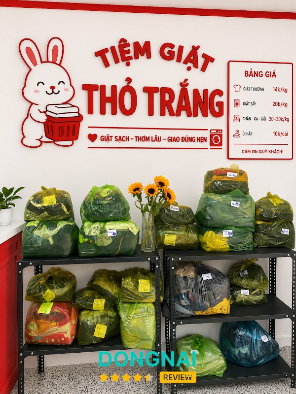 Tiệm Giặt Thỏ Trắng Long Thành