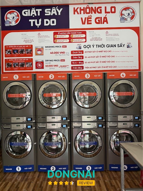 Giặt Sấy Tự Động Koalala Đồng Nai tại Nhơn Trạch