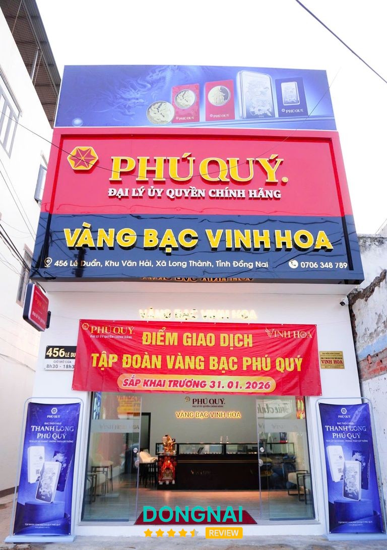 Vàng Bạc Vinh Hoa Long Thành
