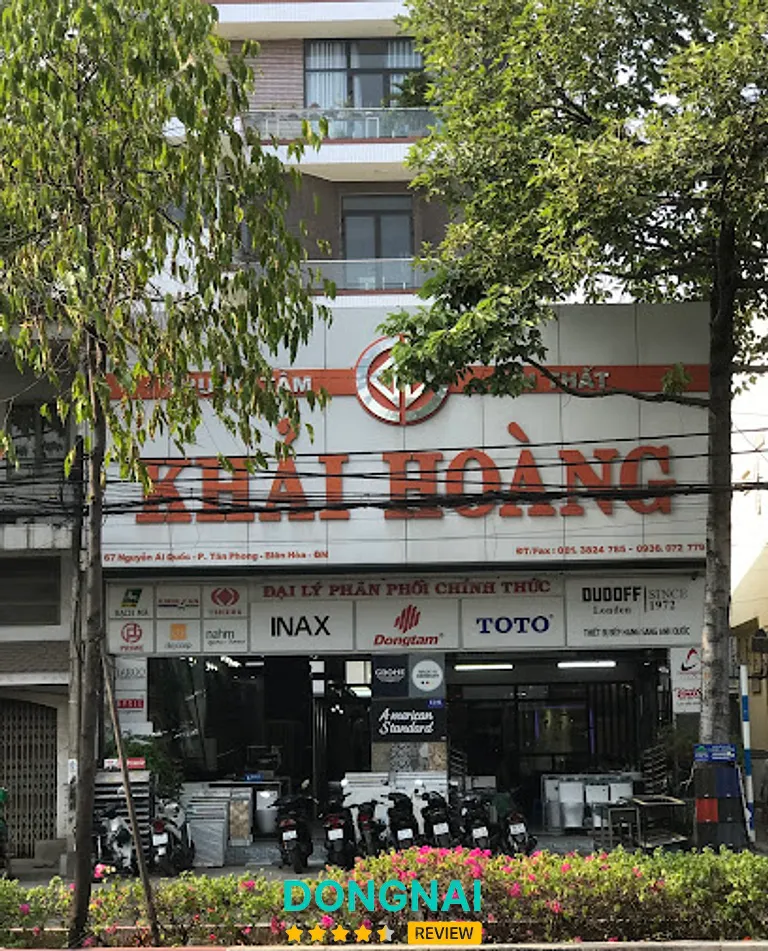 Trung tâm nội thất Khải Hoàng: 1546 Nguyễn Ái Quốc, P. Tân Triều