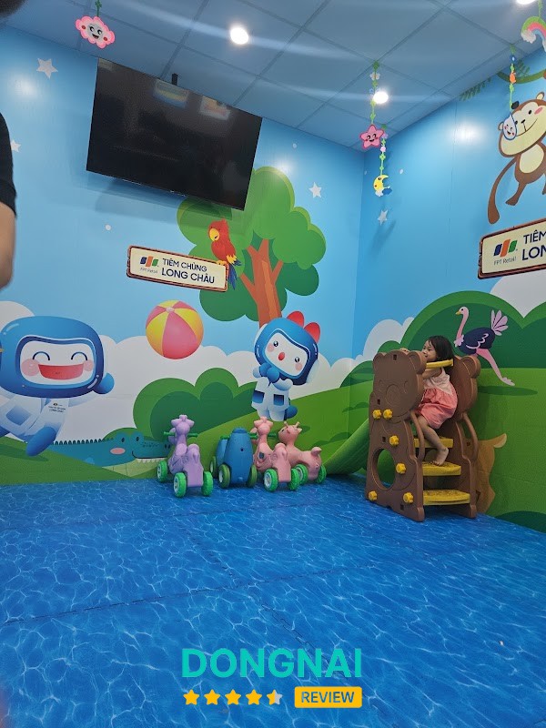 Khu vực tiêm tại Long Châu Đồng Xoài