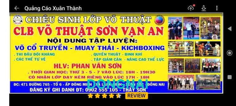 CÂU LẠC BỘ VÕ THUẬT THIẾU LÂM VẠN AN Đồng Nai