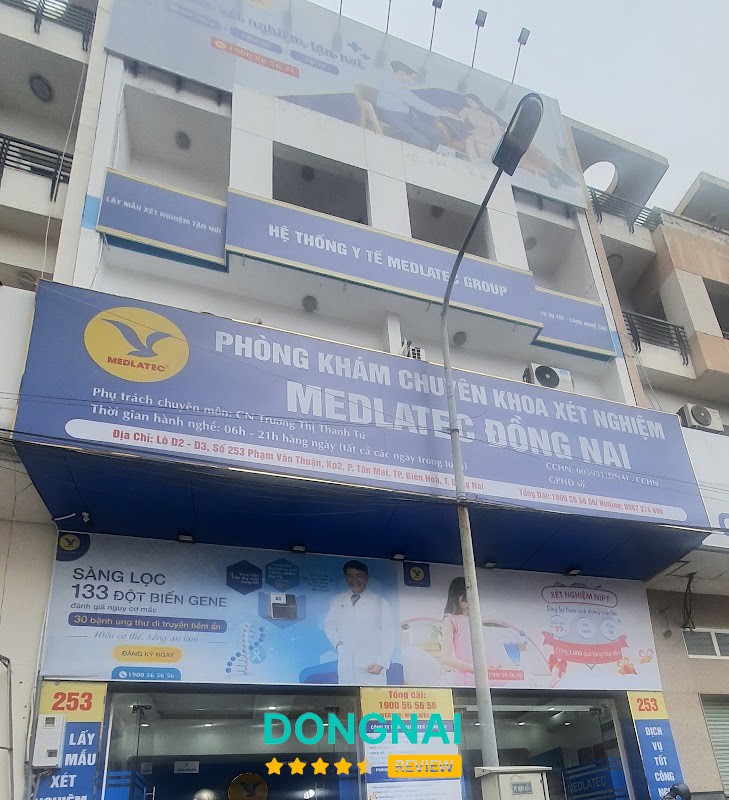 Khu tiếp nhận tại MEDLATEC Đồng Nai
