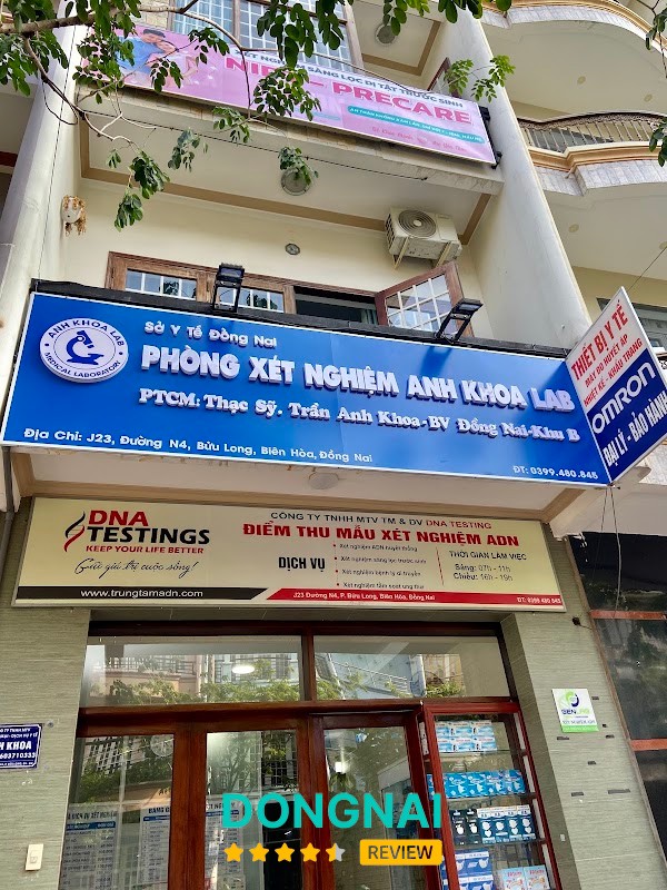 Dịch vụ xét nghiệm huyết thống tại Biên Hòa